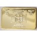 GERMAN . 24KT GOLD PLATED BAR . IN CAPSULE